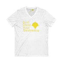 Load image into Gallery viewer, DCYG Version 2 Unisex Jersey Short Sleeve V-Neck Tee