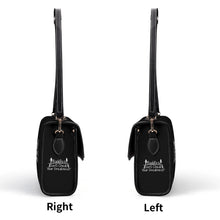 Load image into Gallery viewer, DCYG 24 FX Baddies White Logo & Black PU Leather Satchel Bag