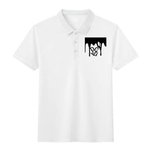 Load image into Gallery viewer, DCYG DRIP Black Logo Adult Men Half printed Cotton Polo Shirt