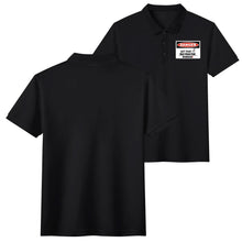 Load image into Gallery viewer, DCYG Caution Danger Logo Adult Men Half printed Cotton Polo Shirt