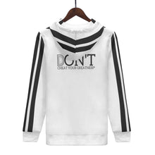 Load image into Gallery viewer, DONT D4XV Black Logo & White Mens All Over Print Warm Velvets Pair Of Hoodie