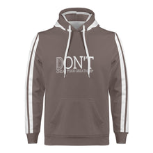 Load image into Gallery viewer, DONT D4XV White Logo, Stripes & Grey Mens All Over Print Warm Velvets Pair Of Hoodie