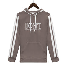 Load image into Gallery viewer, DONT D4XV White Logo, Stripes & Grey Mens All Over Print Warm Velvets Pair Of Hoodie