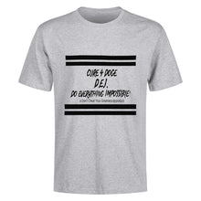 Load image into Gallery viewer, Cure 4 Doge Black Logo & Strips Back Printing T-Shirt