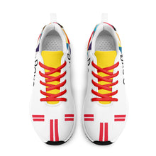 Load image into Gallery viewer, DCYG SL25 Black Logo, Red Stripes & Multi Color Design Adult EVA Mesh Walking Running Shoes