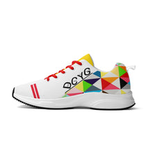 Load image into Gallery viewer, DCYG SL25 Black Logo, Red Stripes & Multi Color Design Adult EVA Mesh Walking Running Shoes