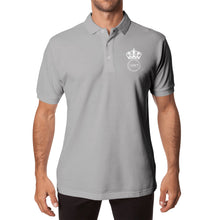 Load image into Gallery viewer, Royal 24 White Logo &: Cotton Polo Shirt