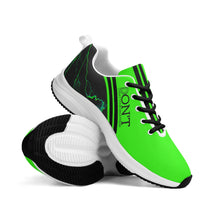 Load image into Gallery viewer, Striker 25s Black Logo & Neon Green Adult EVA Mesh Walking Running Shoes
