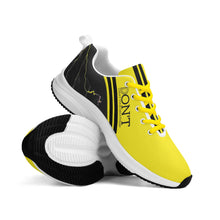 Load image into Gallery viewer, Striker 25s Black Logo & Yellow Adult EVA Mesh Walking Running Shoes