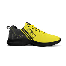 Load image into Gallery viewer, Striker 25s Black Logo & Yellow Adult EVA Mesh Walking Running Shoes