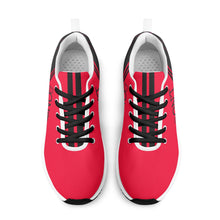 Load image into Gallery viewer, Striker 25s Black Logo & Red Adult EVA Mesh Walking Running Shoes
