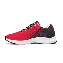 Load image into Gallery viewer, Striker 25s Black Logo & Red Adult EVA Mesh Walking Running Shoes