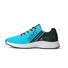 Load image into Gallery viewer, Striker 25s Black Logo & Light Blue Adult EVA Mesh Walking Running Shoes