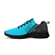 Load image into Gallery viewer, Striker 25s Black Logo & Light Blue Adult EVA Mesh Walking Running Shoes