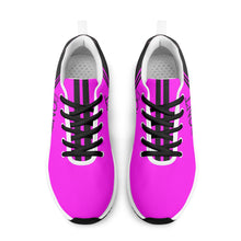 Load image into Gallery viewer, Striker 25s Black Logo & Neon Pink Adult EVA Mesh Walking Running Shoes