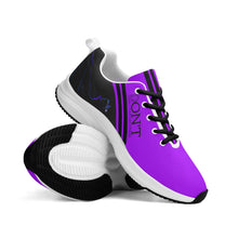 Load image into Gallery viewer, Striker 25s Black Logo & Purple Adult EVA Mesh Walking Running Shoes