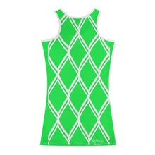Load image into Gallery viewer, 25 SX Light Green & White Logo Womens Summer Dresses Sexy Wrap Hip Mini Slim Fitted Dress