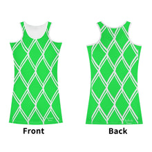 Load image into Gallery viewer, 25 SX Light Green & White Logo Womens Summer Dresses Sexy Wrap Hip Mini Slim Fitted Dress