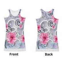Load image into Gallery viewer, 25 SX Gray , Pink & Pink Logo Womens Summer Dresses Sexy Wrap Hip Mini Slim Fitted Dress