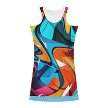 Load image into Gallery viewer, 25 SX DRIP Blue ,Red, Teal & Black Logo Womens Summer Dresses Sexy Wrap Hip Mini Slim Fitted Dress