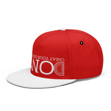 Load image into Gallery viewer, UX White Logo Red & White Snapbacks
