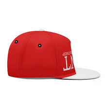 Load image into Gallery viewer, UX White Logo Red & White Snapbacks