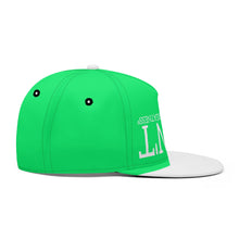Load image into Gallery viewer, UX White Logo Neon Green & White Snapbacks