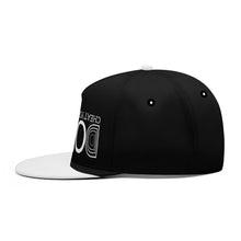 Load image into Gallery viewer, UX White Logo Black & White Snapbacks