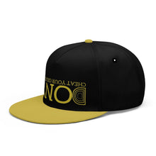 Load image into Gallery viewer, UX Gold Logo Black & Gold Snapbacks