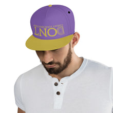 Load image into Gallery viewer, UX Gold Logo Purple & Gold Snapbacks