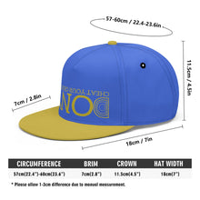 Load image into Gallery viewer, UX Gold Logo Blue & Gold Snapbacks