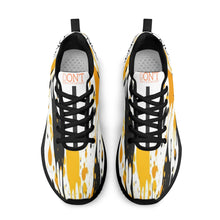 Load image into Gallery viewer, UX Orange Logo, Black , Orang Strips & White Adult EVA Mesh Walking Running Shoes