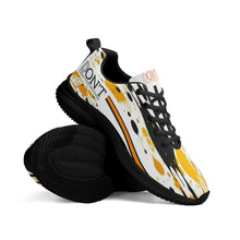 Load image into Gallery viewer, UX Orange Logo, Black , Orang Strips & White Adult EVA Mesh Walking Running Shoes