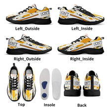 Load image into Gallery viewer, UX Orange Logo, Black , Orang Strips & White Adult EVA Mesh Walking Running Shoes