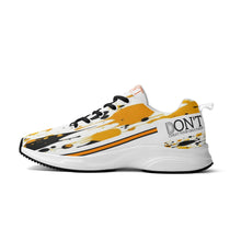 Load image into Gallery viewer, UX Orange Logo, Black , Orang Strips & White Adult EVA Mesh Walking Running Shoes