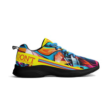 Load image into Gallery viewer, UX Red Logo, Blue , Red Strips & Yellow Adult EVA Mesh Walking Running Shoes