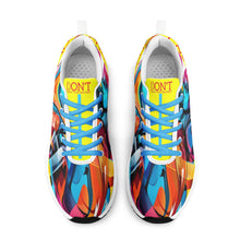 Load image into Gallery viewer, UX Red Logo, Blue , Red Strips & Yellow Adult EVA Mesh Walking Running Shoes