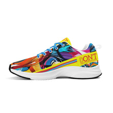 Load image into Gallery viewer, UX Red Logo, Blue , Red Strips & Yellow Adult EVA Mesh Walking Running Shoes