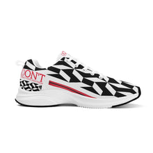 Load image into Gallery viewer, UX Red Logo, Black, Red Strips & White Adult EVA Mesh Walking Running Shoes