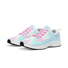 Load image into Gallery viewer, UX Pink Logo, Light Blue , Pink Strips & Light Blue Adult EVA Mesh Walking Running Shoes