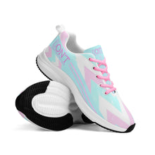 Load image into Gallery viewer, UX Pink Logo, Light Blue , Pink Strips & Light Blue Adult EVA Mesh Walking Running Shoes