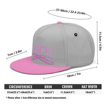 Load image into Gallery viewer, UXL Pink Logo , Gray & Pink Snapbacks