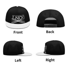 Load image into Gallery viewer, UX White Logo Black & White Snapbacks