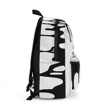 Load image into Gallery viewer, DCYG DRIP 24 Black logo & White Backpack