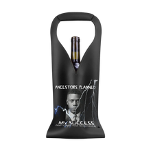 Load image into Gallery viewer, Ancestors Black, Male, White Logo, Lightning & PU Leather Wine Bag Party Accessories with Handle