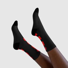 Load image into Gallery viewer, DCYG Red & Black Womens Crew Socks (EU)