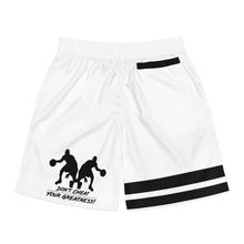 Load image into Gallery viewer, DCYG Dbl Basketball Players Black & White Men's Shorts