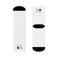 Load image into Gallery viewer, DCYG Black & White Crew Socks