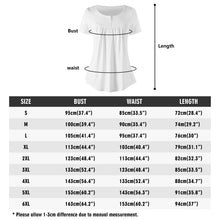 Load image into Gallery viewer, DCYG XD Black & White Womens Scoop Neck Short sleeve Loose Blouse
