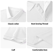 Load image into Gallery viewer, DCYG Caution Danger Logo Adult Men Half printed Cotton Polo Shirt